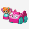Mega bloks kwiatowe wróżki w autku gkx81