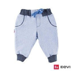 Spodnie dresowe SAWANNA niebieski/melange 080