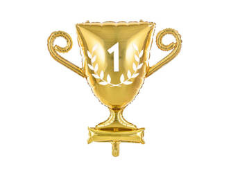 Balon foliowy Puchar 64x61cm złoty 183438