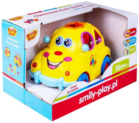 Zabawne auto z muzyką i światłem Smily Play 836689