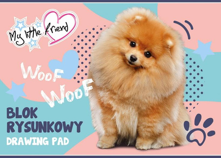 Blok rysunkowy a4 20k my little friend