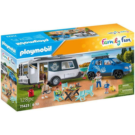 Playmobil 71423 Samochód z przyczepą kempingową 