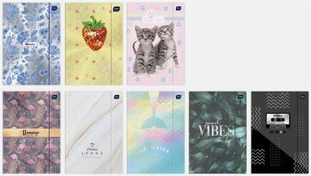 Teczka z gumką a4+ lux uv metallic 259035