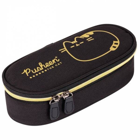 PIÓRNIK SASZETKA USZTYWNIONA Z WEWNĘTRZNĄ KLAPKĄ PC-01 PUSHEEN GOLD 663246