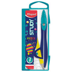 Maped Cyrkiel Study PIXEL + ołówek pudełko 194115