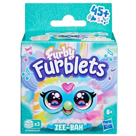 Furby Furblets G1778/F9703 Interaktywna maskotka Zee Bah Zebra 304025