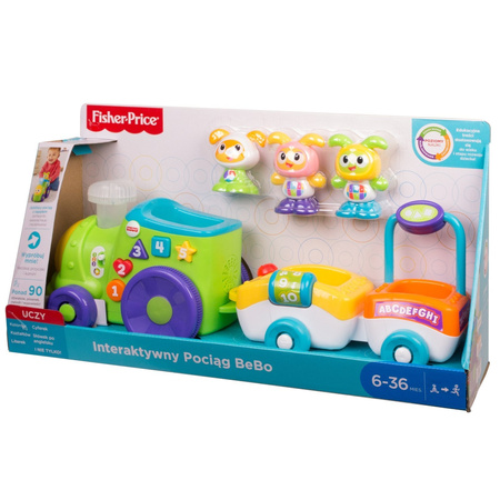 Fisher price fxj19 interaktywny pociąg bebo 