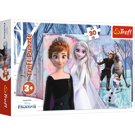 Puzzle trefl 30 magiczna kraina lodu