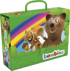 Maj teczka z rączką bambino mini zoo xxl