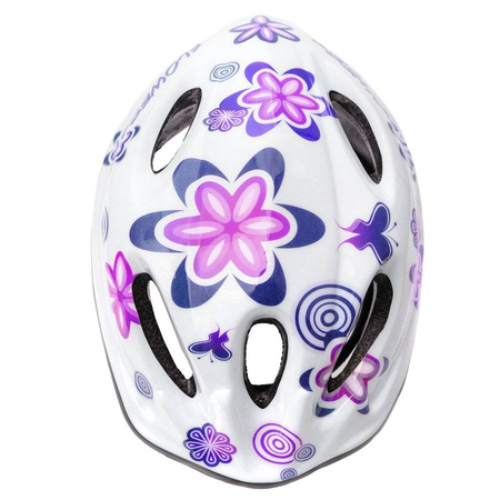 Kask rowerowy meteor mv5-2 s 48-52cm white 232204