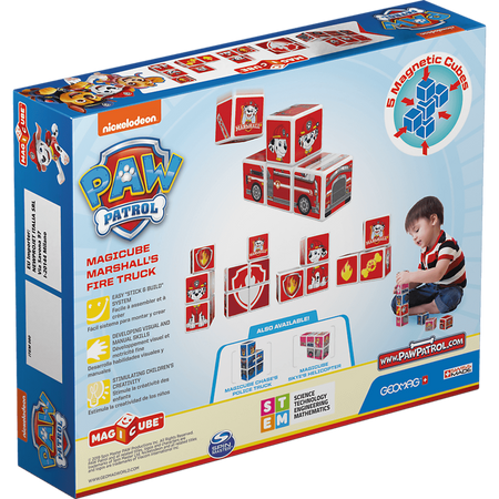 Geomag Magicube Paw Patrol Pojazd Marshall Klocki magnetyczne 5el 000808