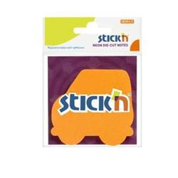 Stick'n Notes samoprzylepny 76x76mm 50szt samochód pomarańczowy 214503