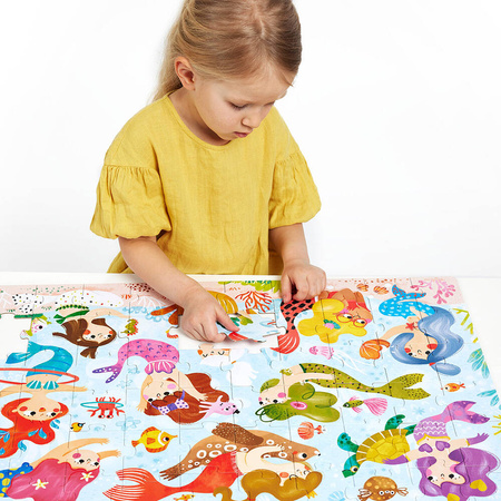 CzuCzu Magiczne puzzle Syrenki 4+ 492399