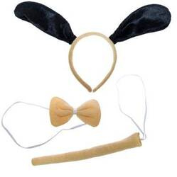 Komplet zwierzątka z ogonkiem pies 228428