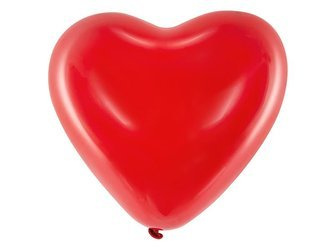 Balony 16'' serca, pastel czerwony 