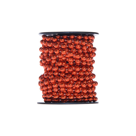 Łańcuch z koralami na szpuli czerwony 227087