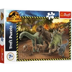 Puzzle Trefl 200 Dinozaury z Parku Jurajskiego 132878