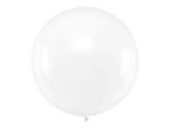 Balon okrągły 1m Pastel Clear 747067