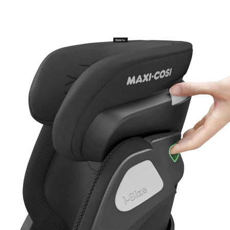 Maxi cosi kore pro i-size authentic black fotelik samochodowy 15-36 kg