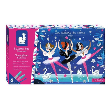 Zestaw kreatywny Magiczny brokat Jezioro łabędzie Janod 379452