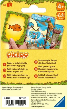 Ravensburger Pictoo Dino Gra karciana 247929