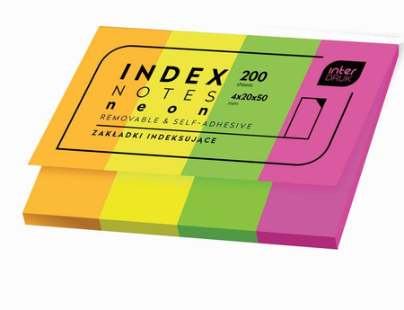 Zakładki indeksujące NEON 266811