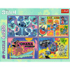 Puzzle Trefl 4x250 Niezwykły Stitch 133110
