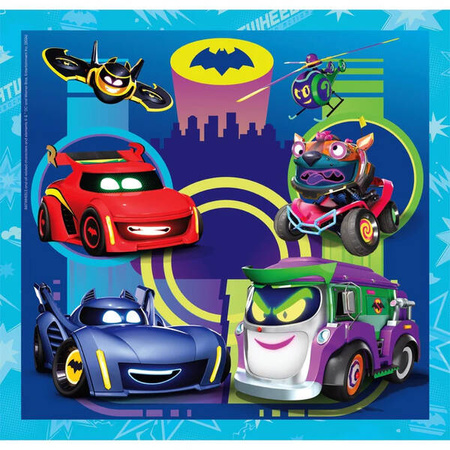 Clementoni Puzzle 3x48 Super Kolor Batwheels 253074