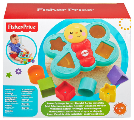 Fisher price cdc22 motylek sorter kształtów