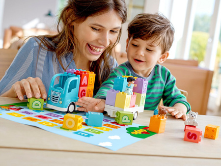 Lego 10915 duplo ciężarówka z alfabetem