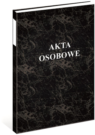 Teczka akt osobowych oklejana t-04 czarna 070754