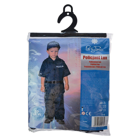 Strój dziecięcy Policjant lux rozmiar M 233033