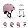 SCOOTANDRIDE Kask S-M dla dzieci 3+ lat Wildberry 000836