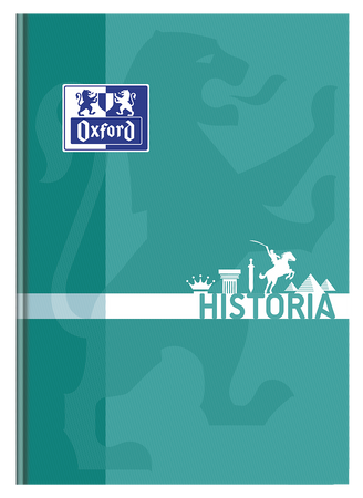 Brulion Oxford temat. A5 80k 90g Historia krata szyty 355526