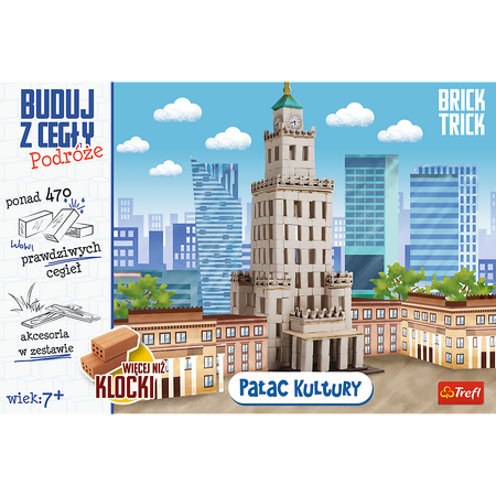 Trefl Brick Trick Buduj z cegły Pałac Kultury XL 613834