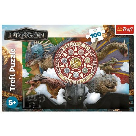 Puzzle Trefl 100 Smok w akcji 165241