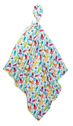 Texpol pieluszka bambusowa 75x75 170g ośmiornice gat1 018194