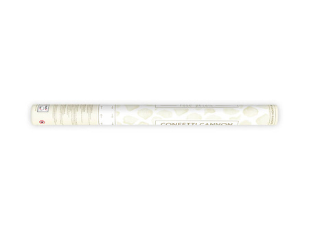 Tuba z płatkami róż krem 60cm 445056 /36/