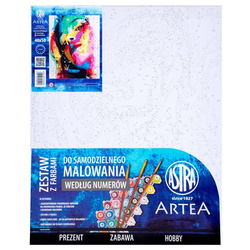 Zestaw z farbami malowanie wg. numerów podobr. 40x50cm Portret modern 189918