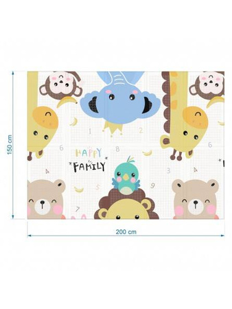 Kidwell Inda Animals 180x200 cm 095063 Mata edukacyjna