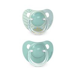 Suavinex Smoczek anatomiczny silikonowy 2 szt. | +18m | morski | Dreams