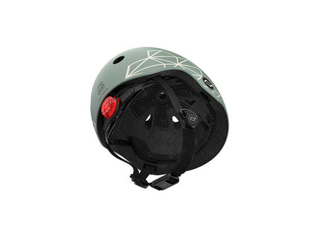 SCOOTANDRIDE Kask XXS-S dla dzieci 1-5 lat Green Lines 965620
