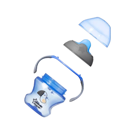 Tommee tippee kubek pierwszy z uchwytami niebieski 150ml 4m+