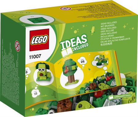 Lego 11007 classic zielone klocki kreatywne
