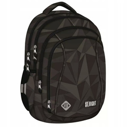 PLECAK 4-KOMOROWY STRIGHT BP-04 GEOMETRIC GREY 680823