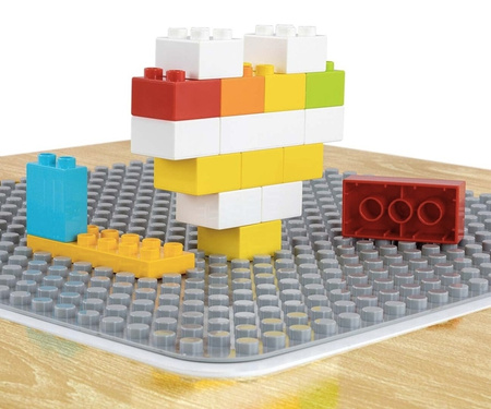 Zestaw mebli Olaf Blocks Stolik i dwa krzesełka White 127256