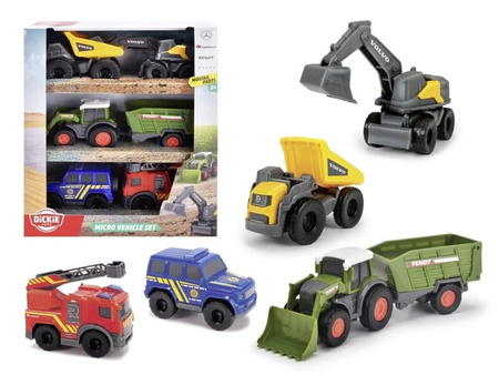 Dickie City Zestaw 6 pojazdów 090820