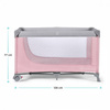 Kinderkraft Łóżeczko turystyczne Leody pink 917893
