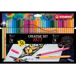 Stabilo Zestaw Creatywny 36szt Point 88 i Pen 68 ARTY 582360