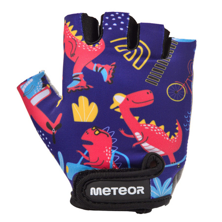 Rękawiczki rowerowe Meteor Kids S Dino cars 069220